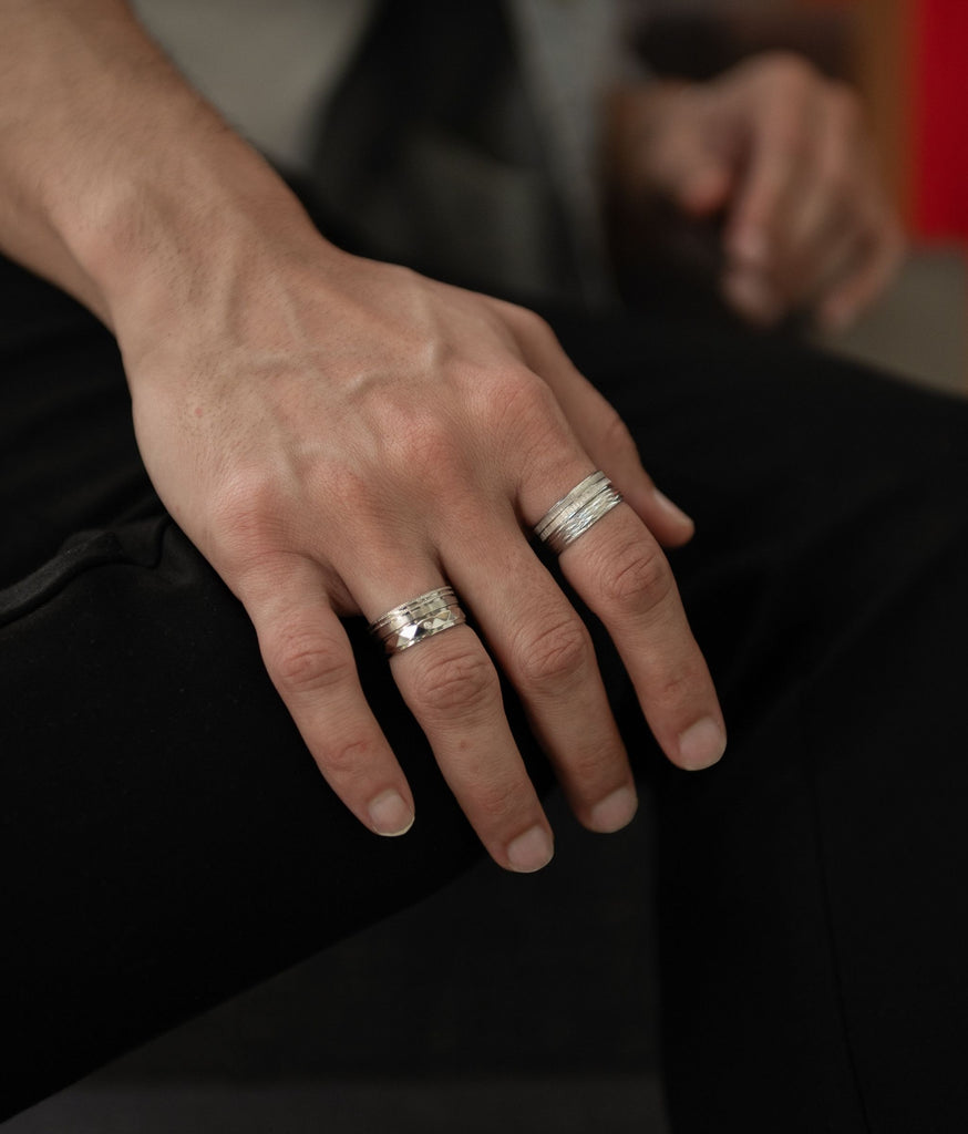 Buy Eric Platinum Ring For Men Online | CaratLane